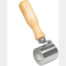 Metalen aandrukrol 50 mm met houten handvat – robuust en professioneel