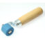 Aandrukrol met PTFE wiel 28 x 32 mm – houten handvat, ideaal voor dakfolie en bitumen